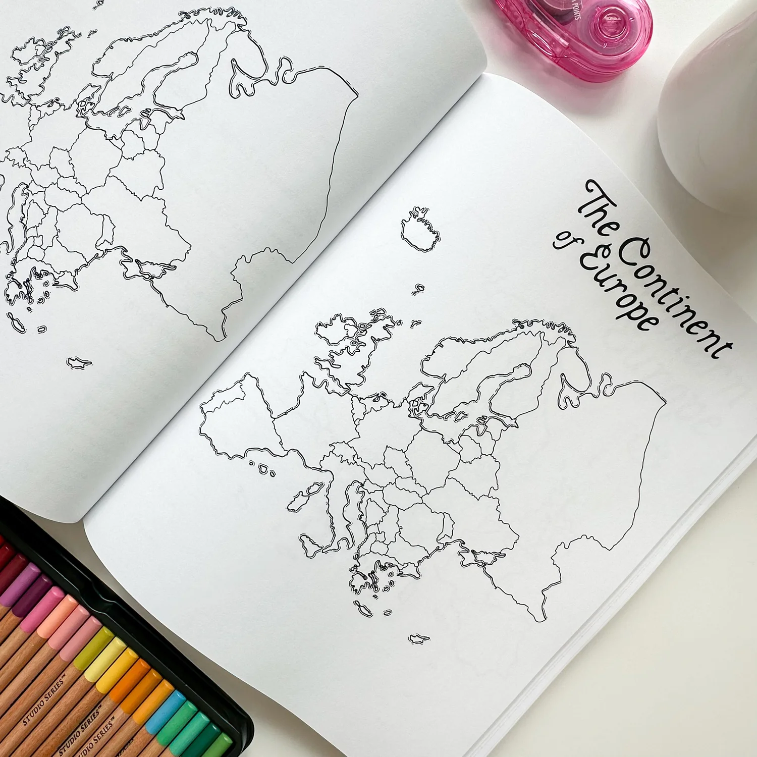 Signature World Geography Notebook: Europe & Africa (Volume 2